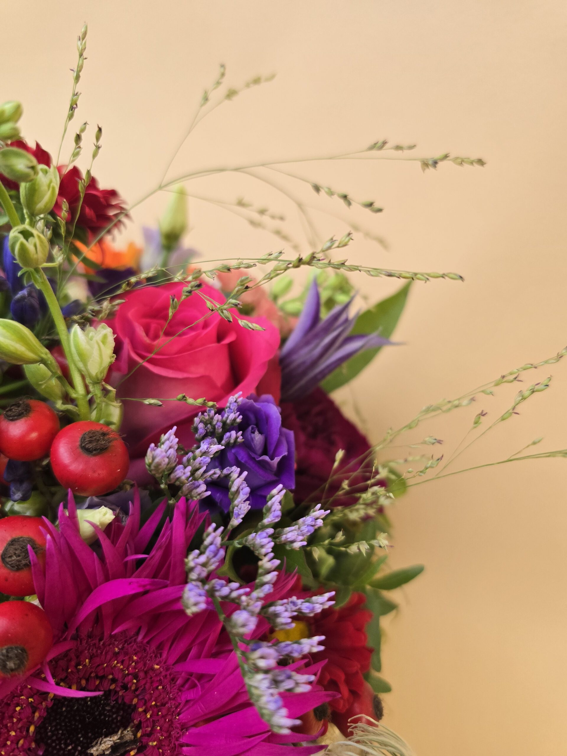 bloementaart inclusief houtschijf - Afbeelding 5