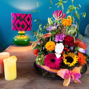 kAnjer bloemenexplosie taart