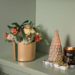 Feestelijke kerststuk